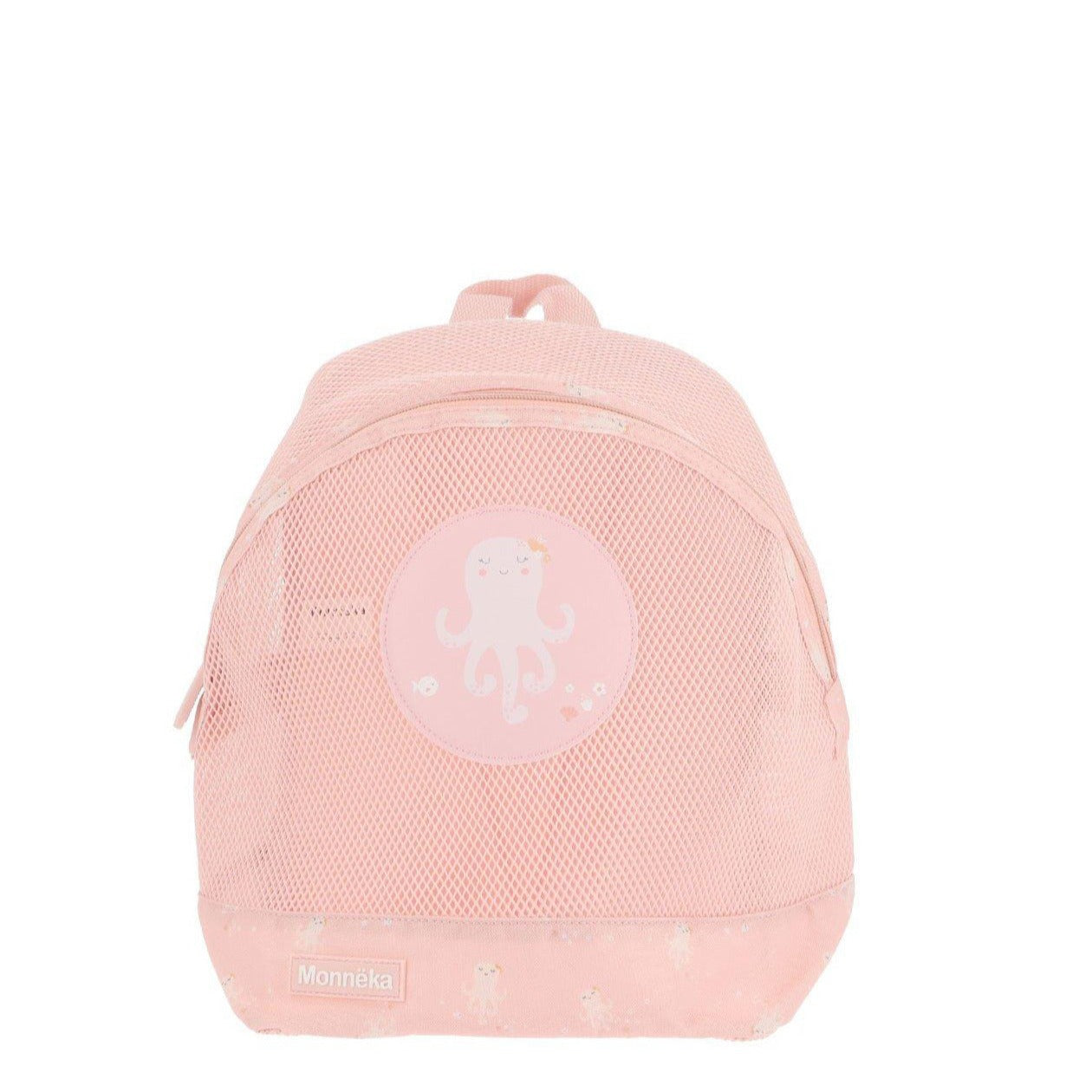 Mochila de rede polvo rosa