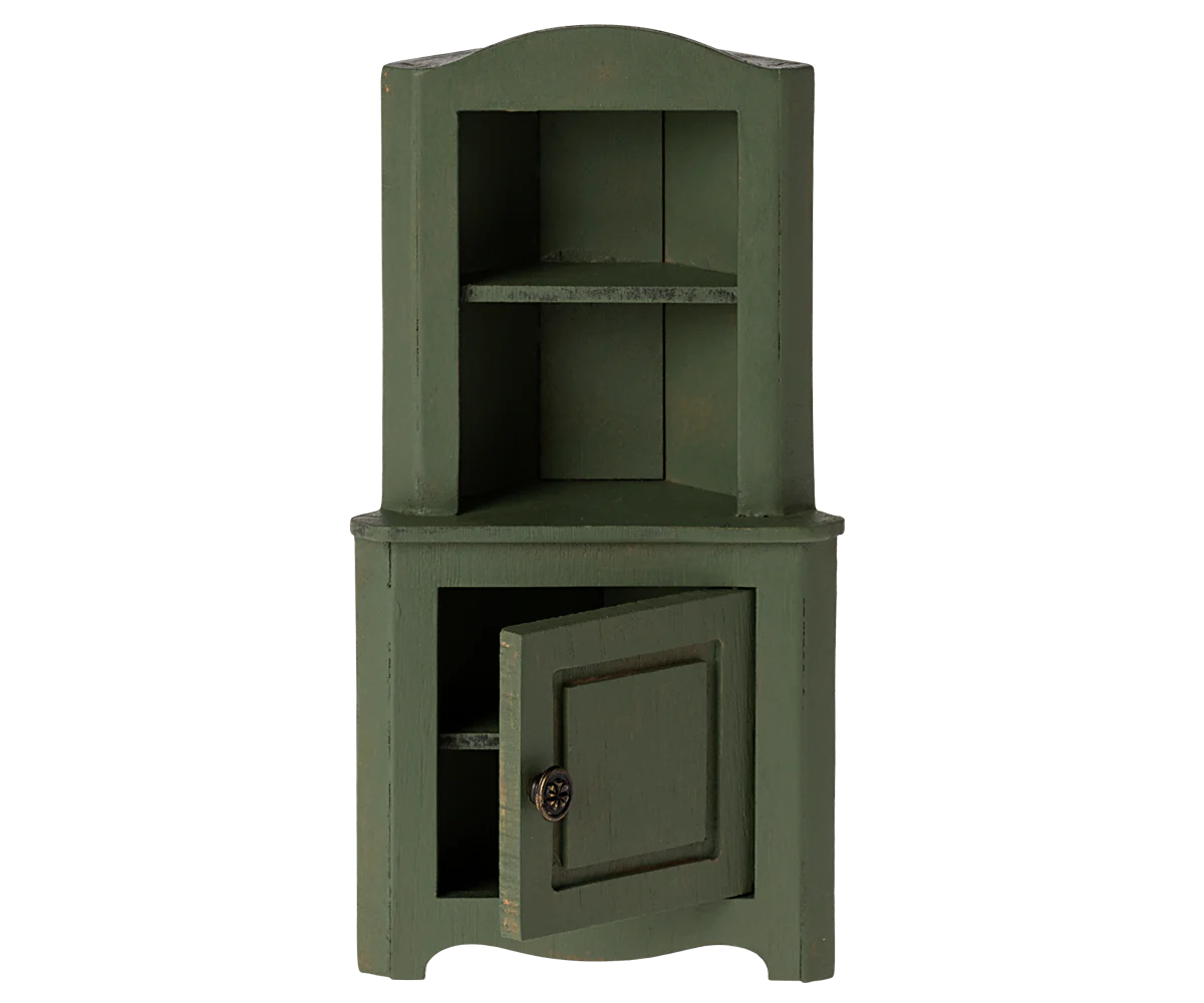Armário canto dark green peq