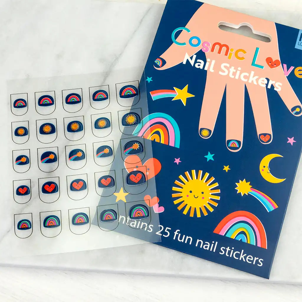 Autocolante de unhas cosmic love