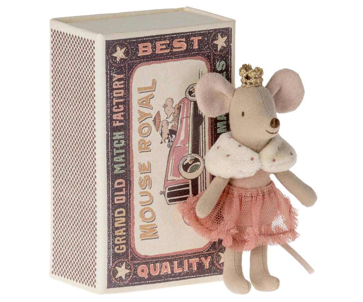 Ratinho princesa na caixa