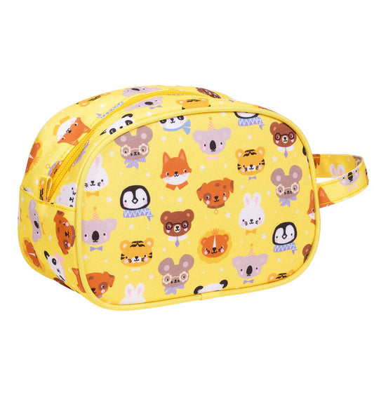 Necessaire animais amarelo