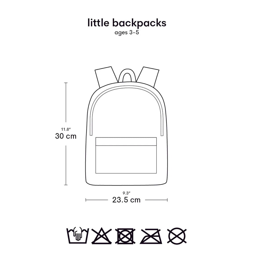 Mini mochila animais amarelo