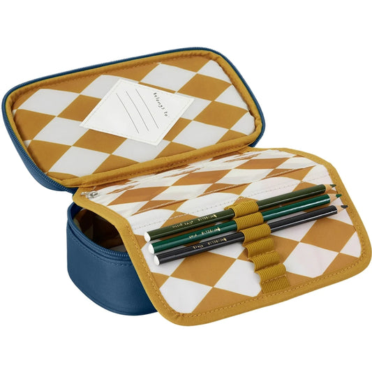 Estojo retangular azul A-OK