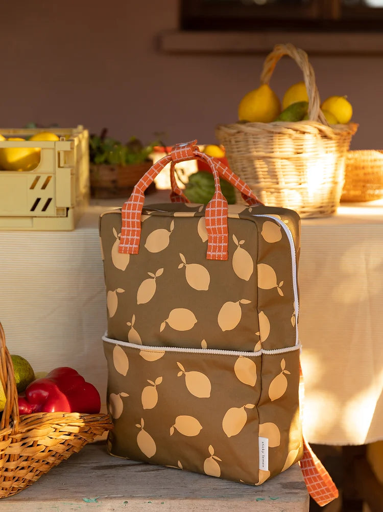 Mochila grande limões