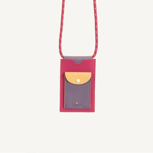 Bolsa telemóvel roxo/lilás
