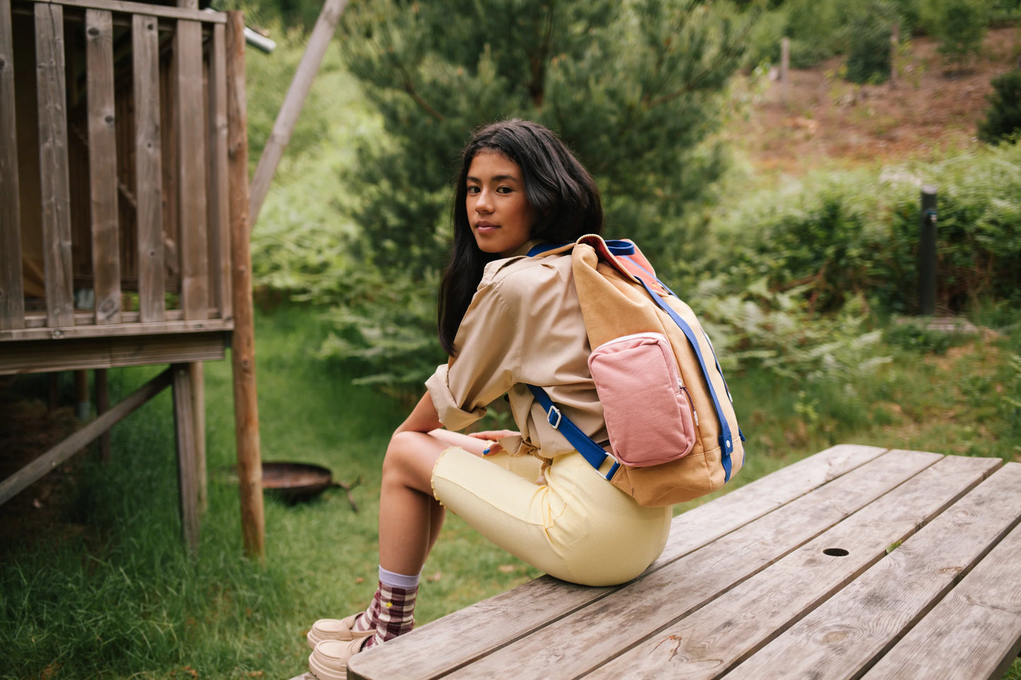 Mochila grande pano clay