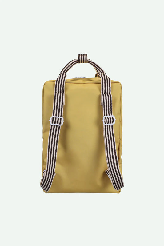 Mochila grande caqui bolso envelope bege