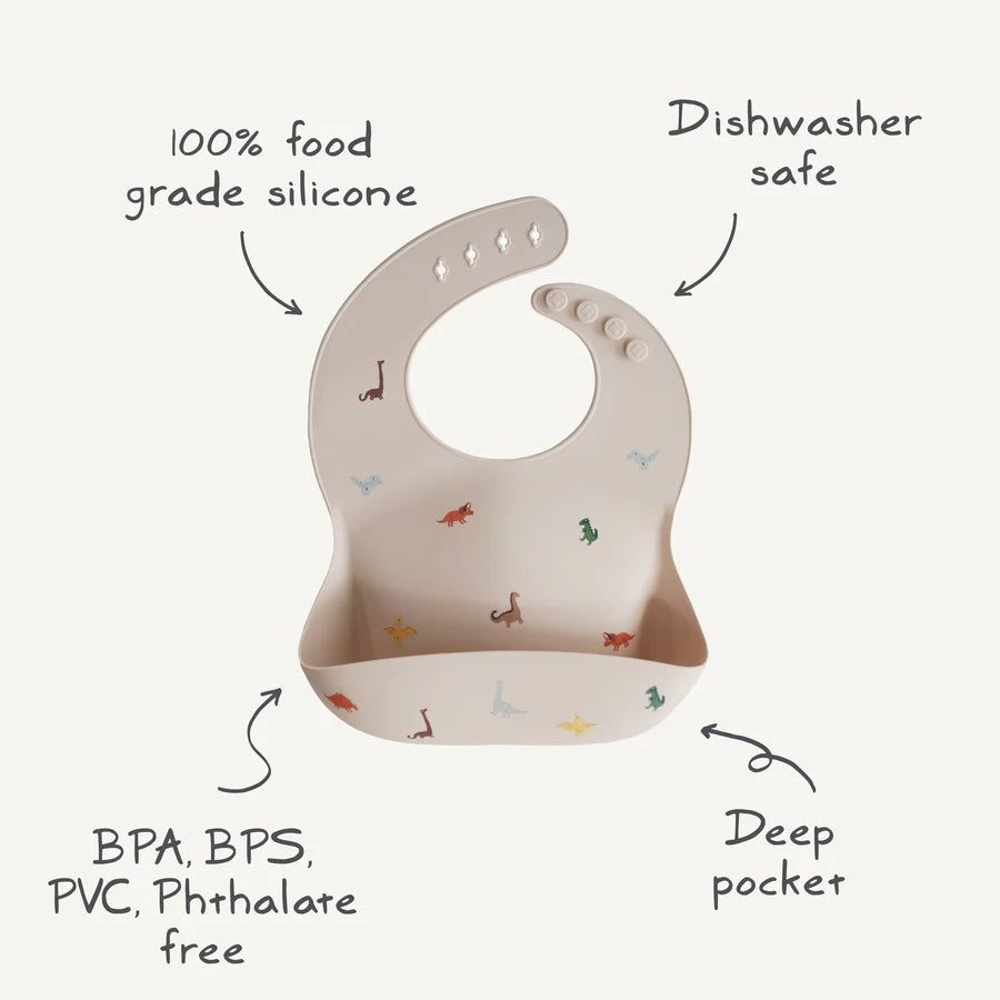 Babete silicone mushie - circus