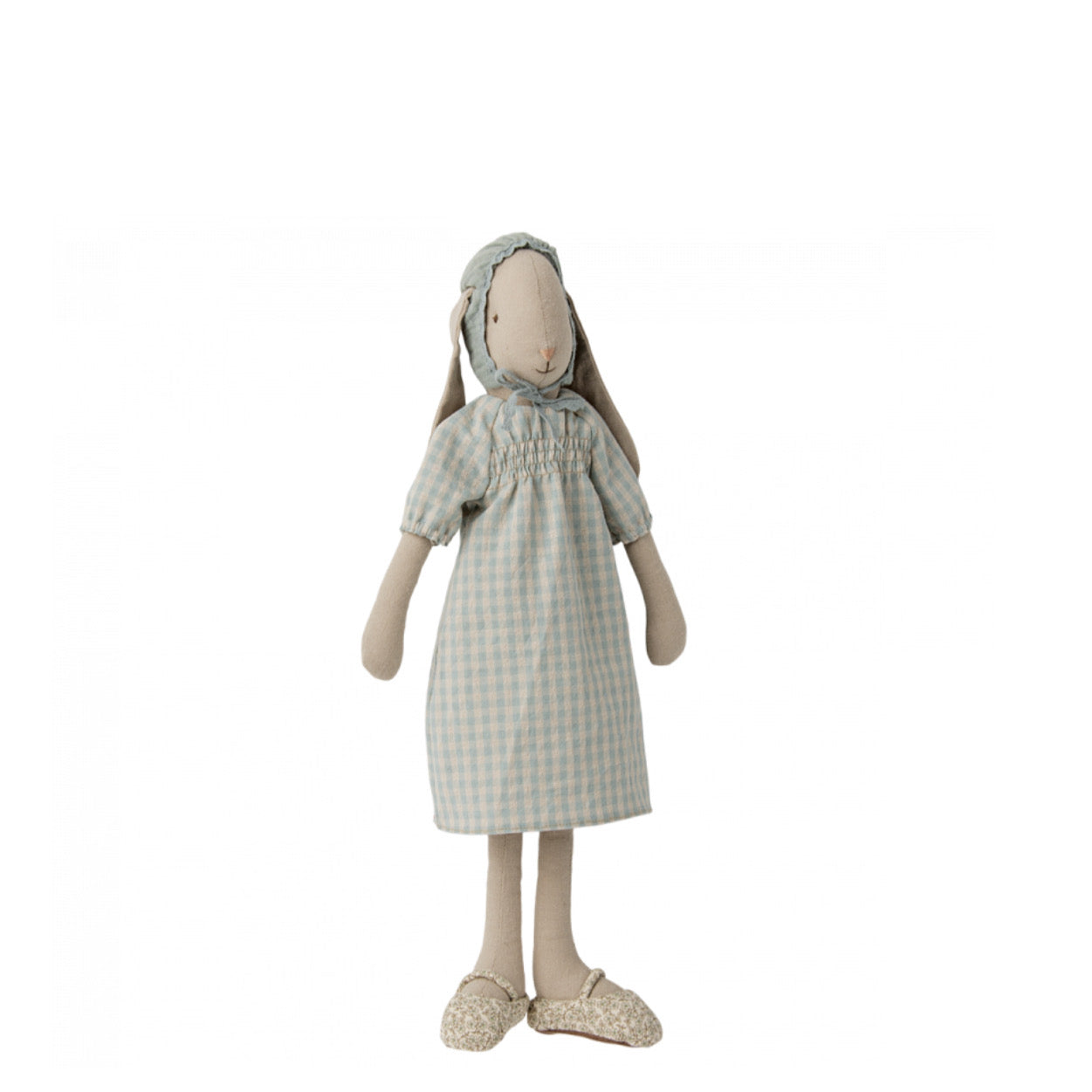 Coelha tamanho 3 vestido vichy azul