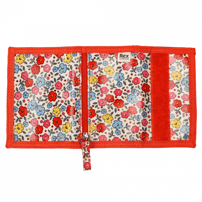 Carteira flores tilde