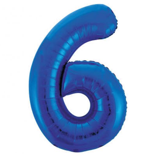 Balão grande número - azul