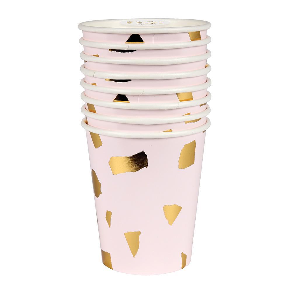 Copos Terrazzo blush