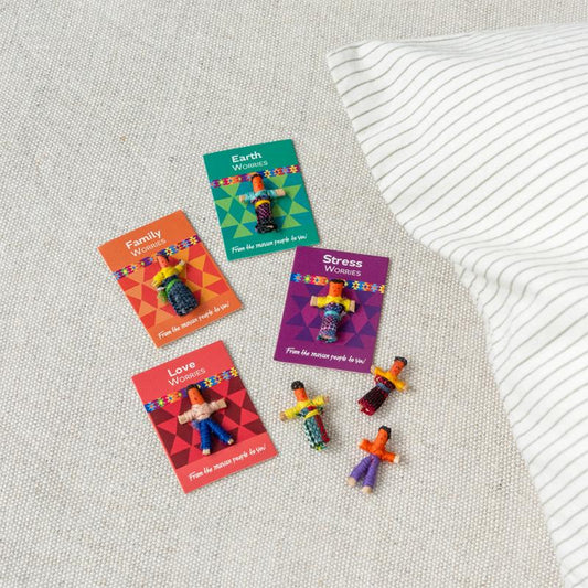 Mini worry dolls