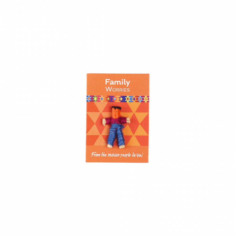Mini worry dolls