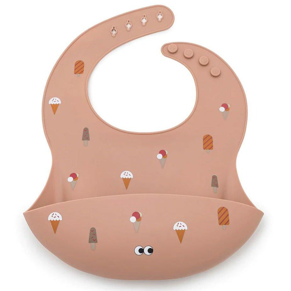 Babete silicone noui noui - ice cream rose