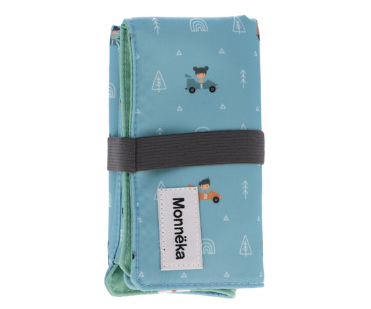 Kit tapete estrada azul/verde