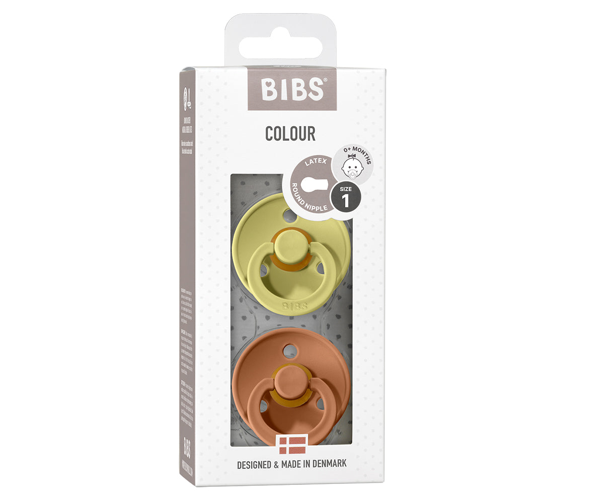 Conj. 2 chuchas BIBS® meadow/earth