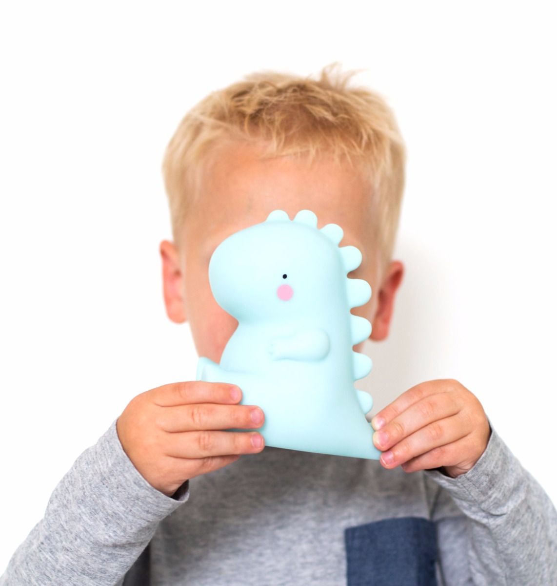 Luz presença t-rex azul