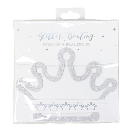 Grinalda coroas prateadas