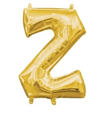 Balão foil letras dourado mini