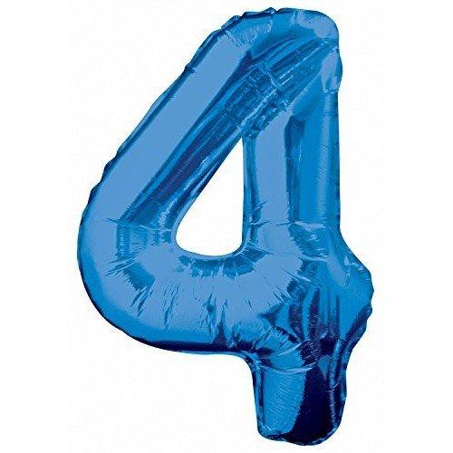 Balão grande número - azul