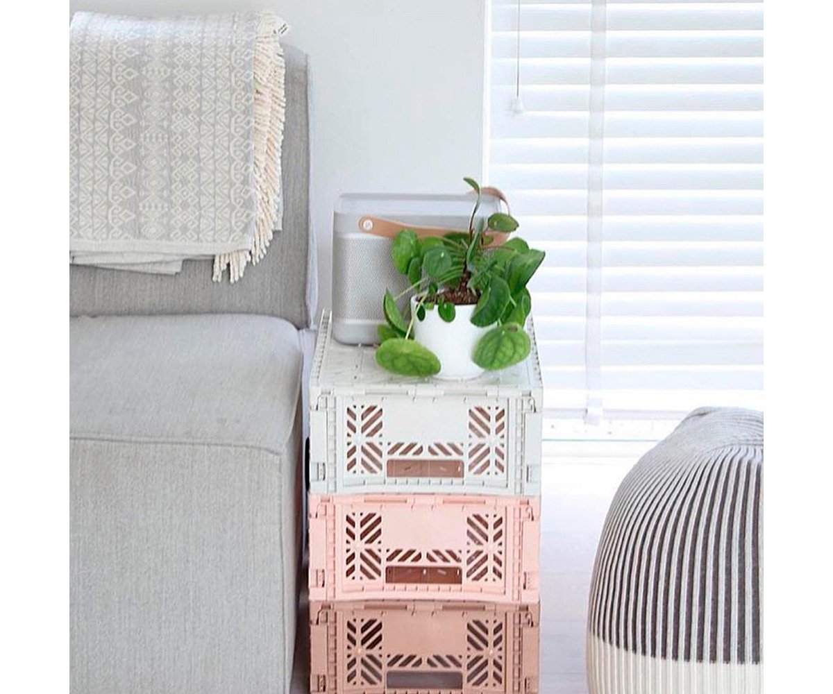 Caixa média salmon pink