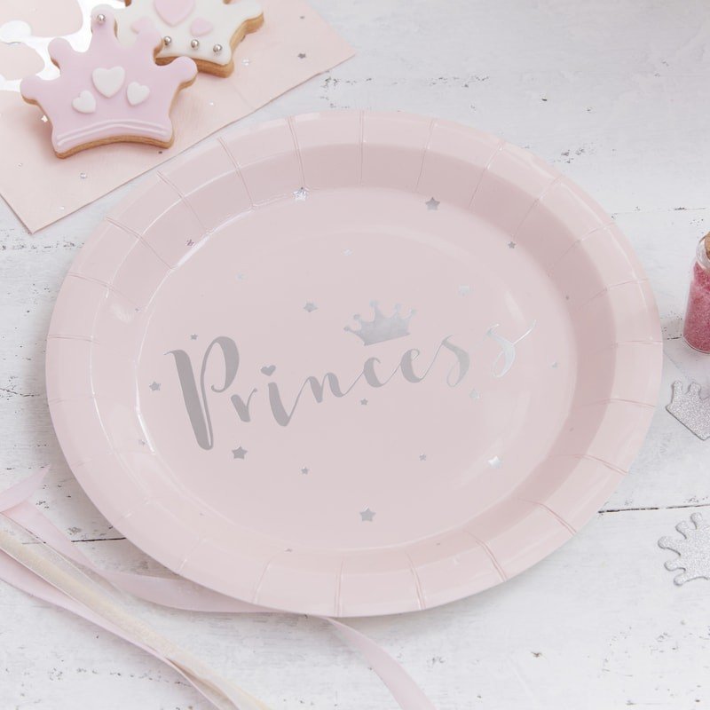 Pratos princesa prateados