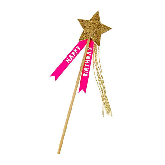 Cartão aniversário varinha mágica