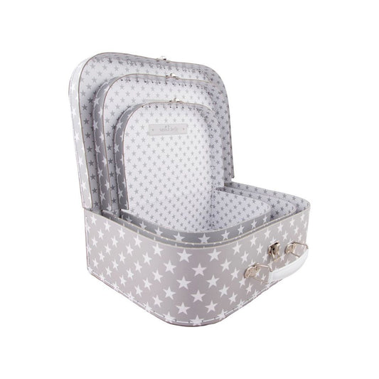 malinhas cinzentas estrelas brancas conj. 3