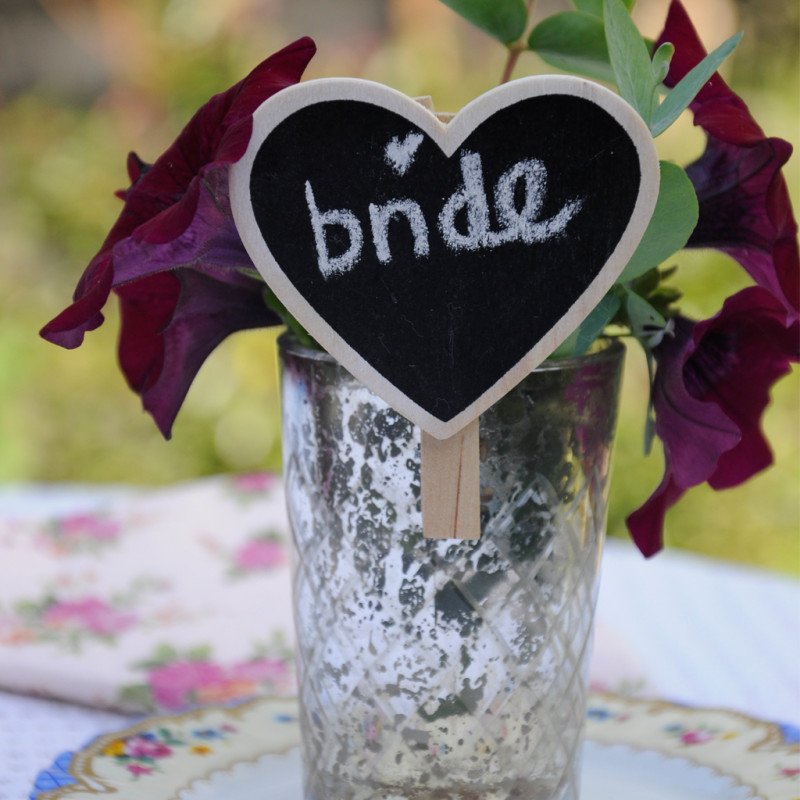 Mola mini coração ardósia