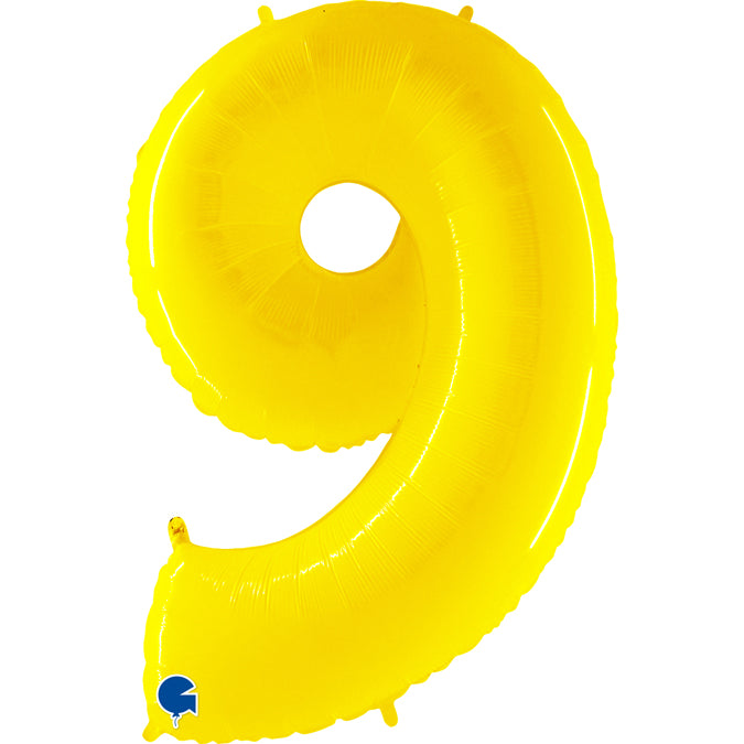 Balão grande número - amarelo