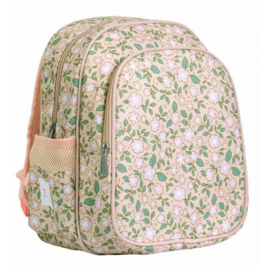 Mochila térmica flores rosas