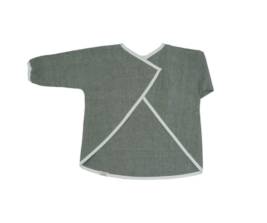 Babete mangas - verde azeitona