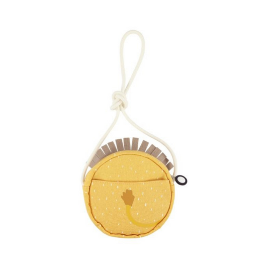 Bolsa redonda leão amarelo