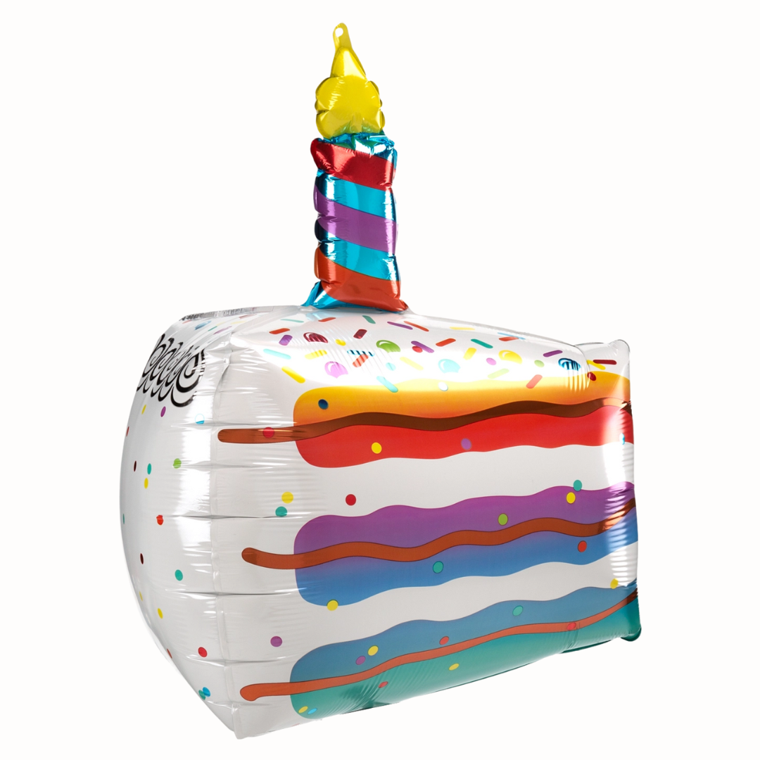 Balão fatia de bolo