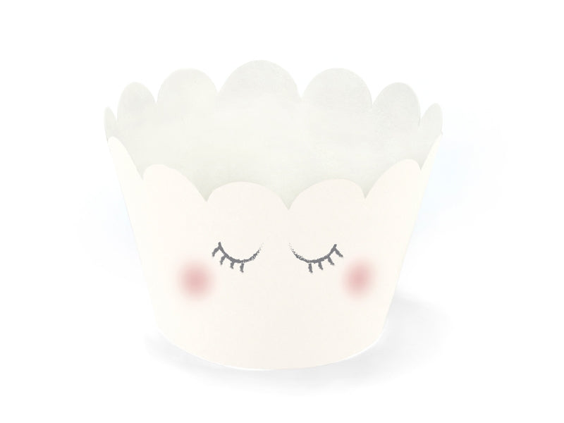 Formas cupcakes olhos fechados