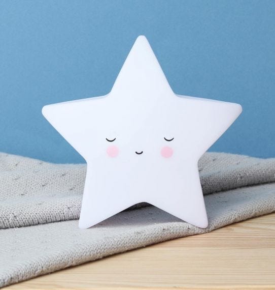 Luz presença estrela branca