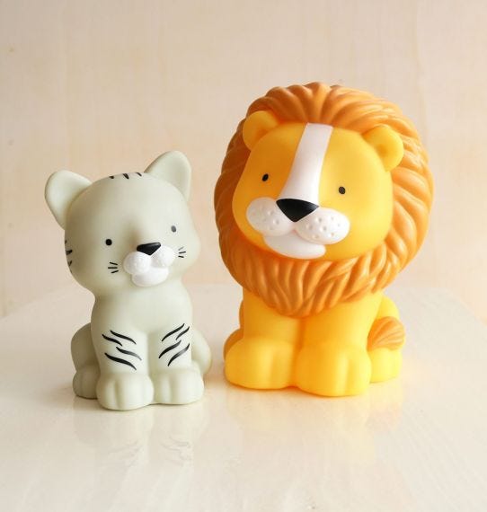 Luz de presença tigre branco