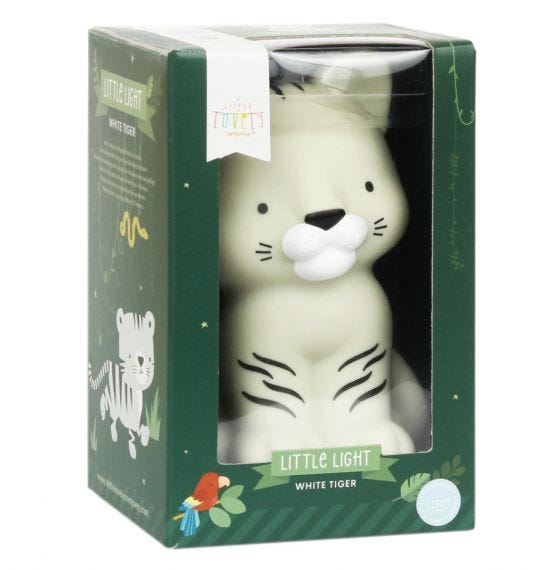 Luz de presença tigre branco