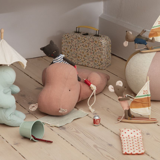 Hippo médio old rose