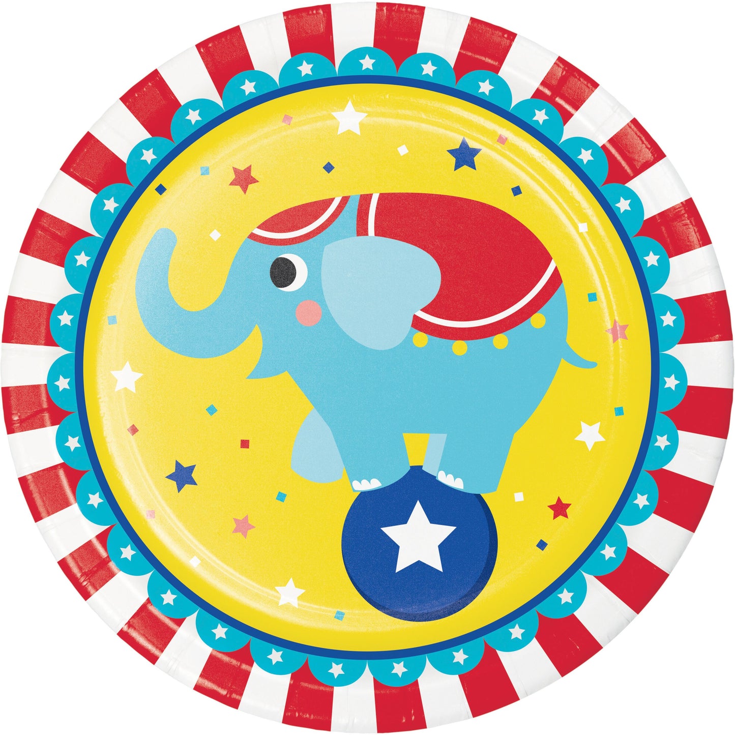 Pratos elefante circo