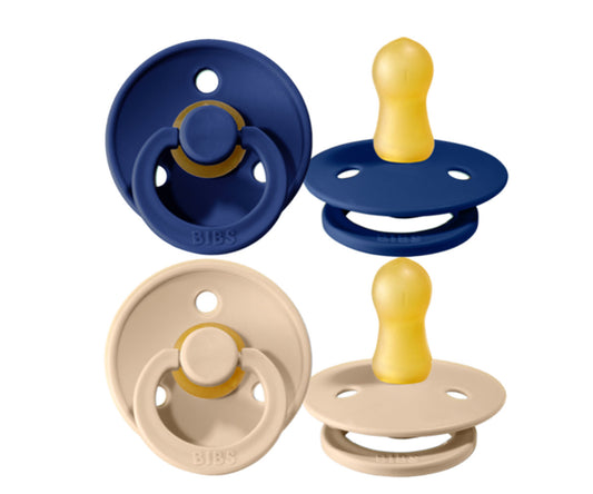 Conj. 2 chuchas BIBS® vanilla/midnight
