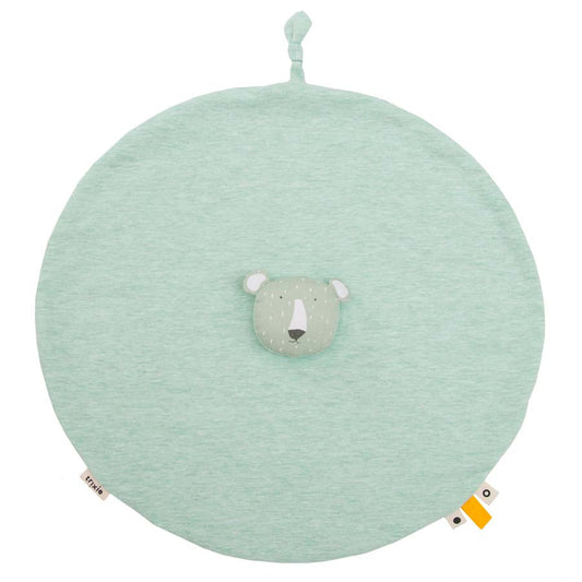 Doudou urso polar água pano redondo