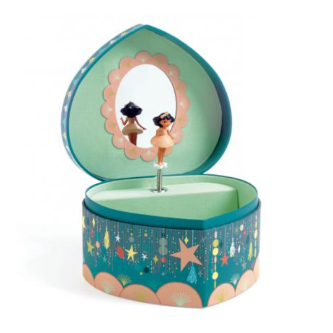 Caixa de música coração princesa