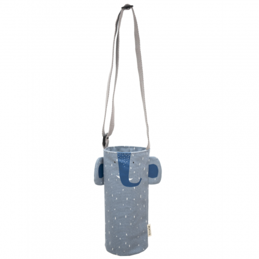 Bolsa térmica para garrafa elefante azul