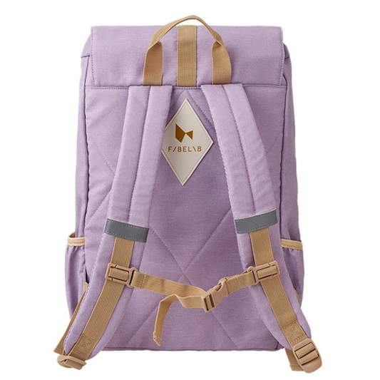 Mochila escolar grande lilás