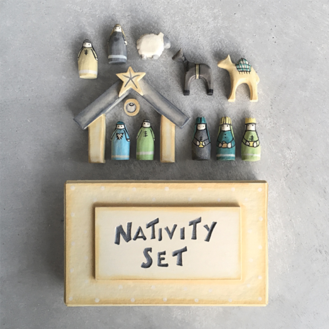 Conjunto presépio em caixa