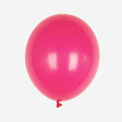 Balões de látex rosa forte
