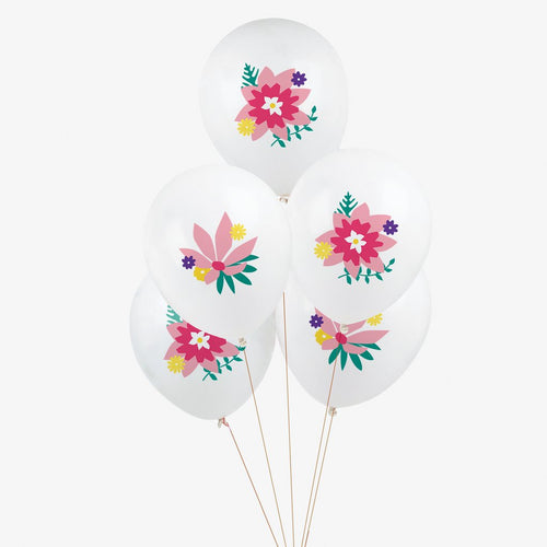 Balões flores