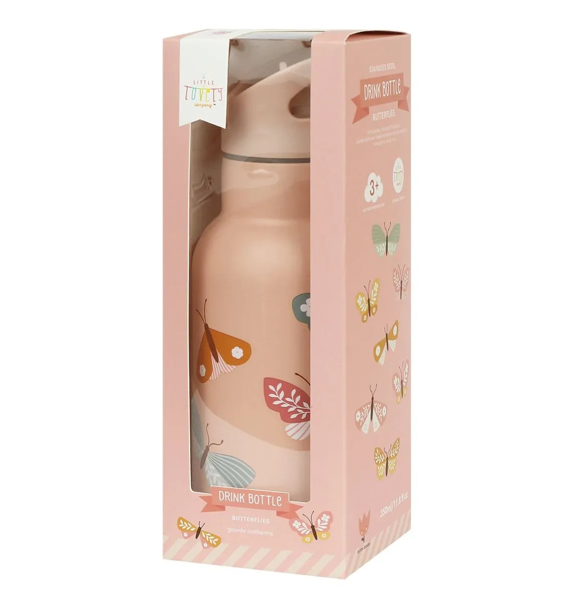 Garrafa térmica borboletas